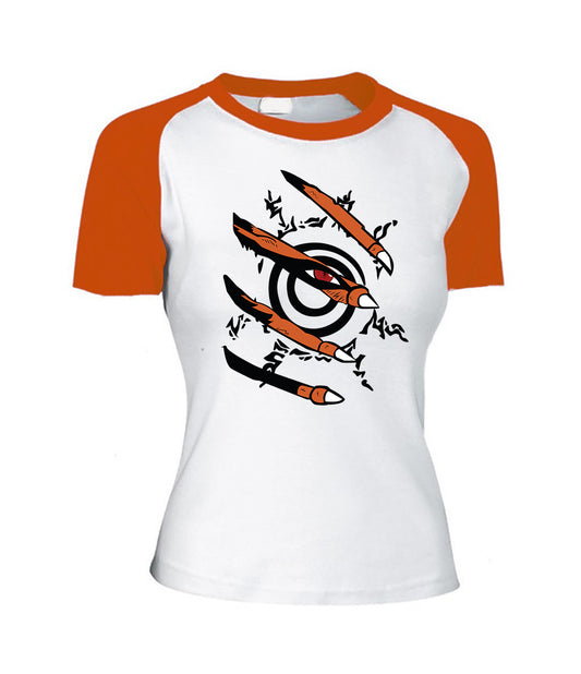 Camiseta Kurama-Naruto Para Mujer