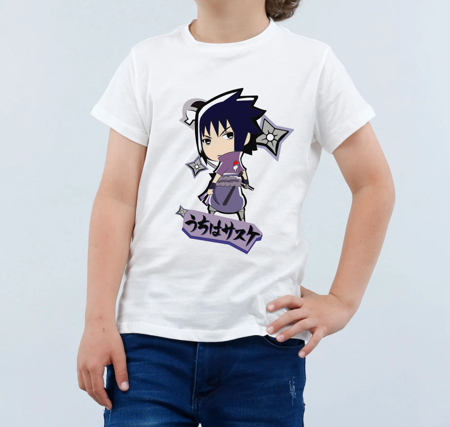 Camiseta Sasuke Kawai Unisex