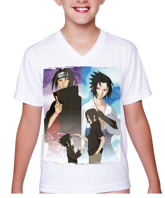 Camiseta Sasuke e Hitachi Unisex